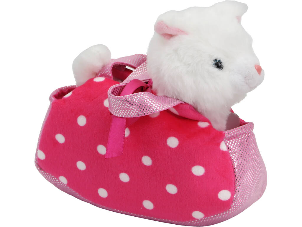 Gatito Peluche en Bolsa Transporte