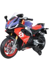 Moto a batteria Aprilia RS660 12V nero con luce