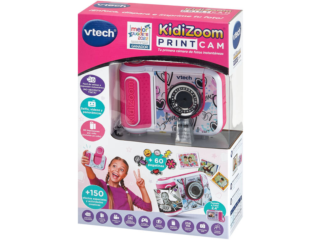 KidiZoom Print Cámara Rosa Vtech 80-549157