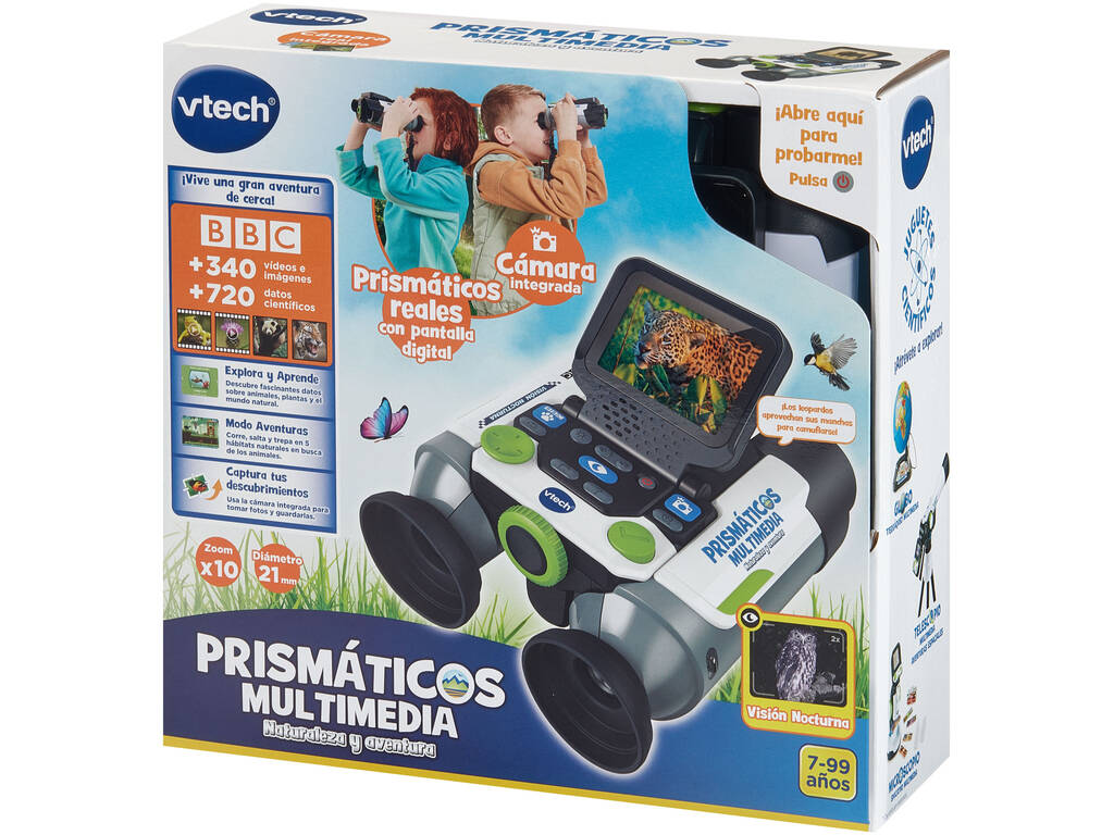 Prismáticos Multimedia Naturaleza y Aventura Vtech 80-618622