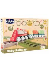 Comboio Eco+ Baby Railway de 18 Peças