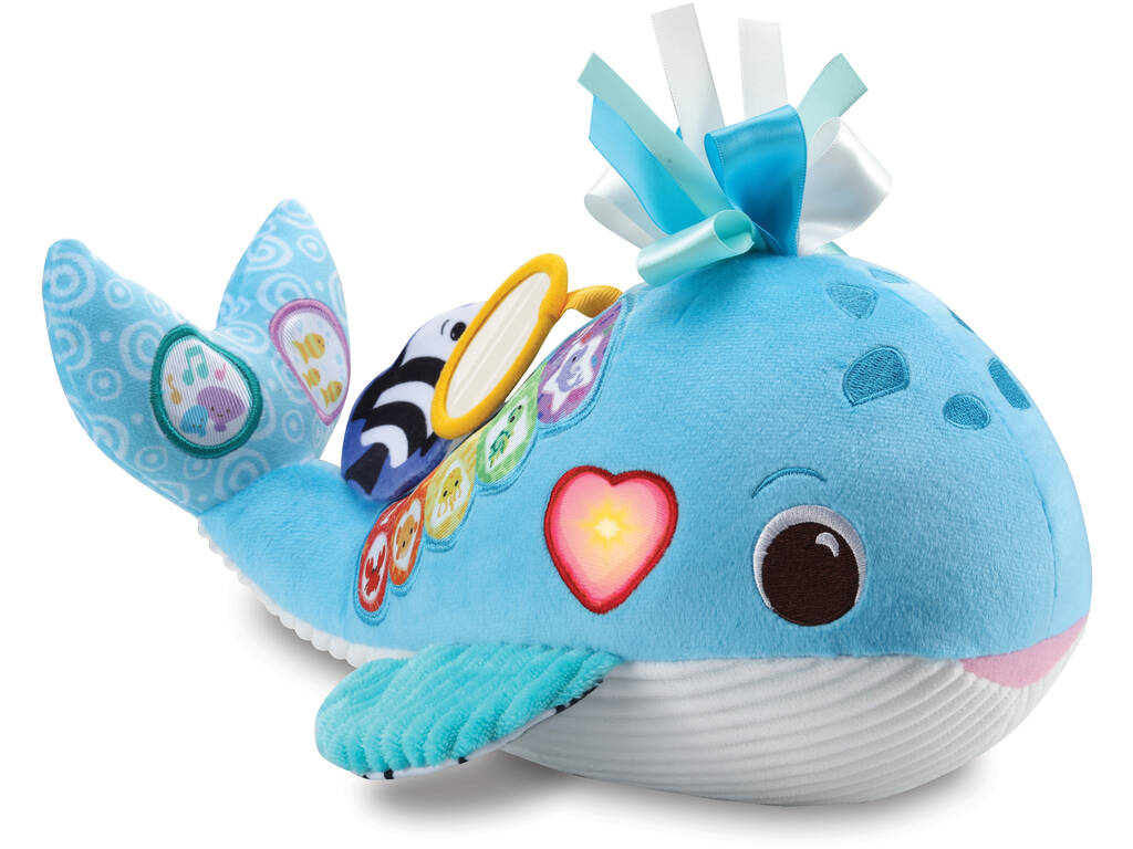 Marine Baby Whale Eco Baby Sensory Soft Toy Vtech 80-562822