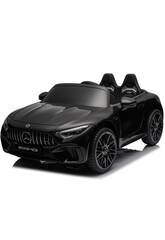 Mercedes AMG SL63 Noir Voiture dcapotable 12V avec tlcommande radio