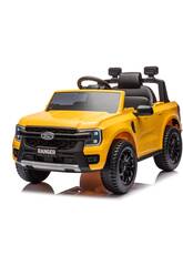 Ford Ranger Jaune Voiture dcapotable 12V avec tlcommande radio