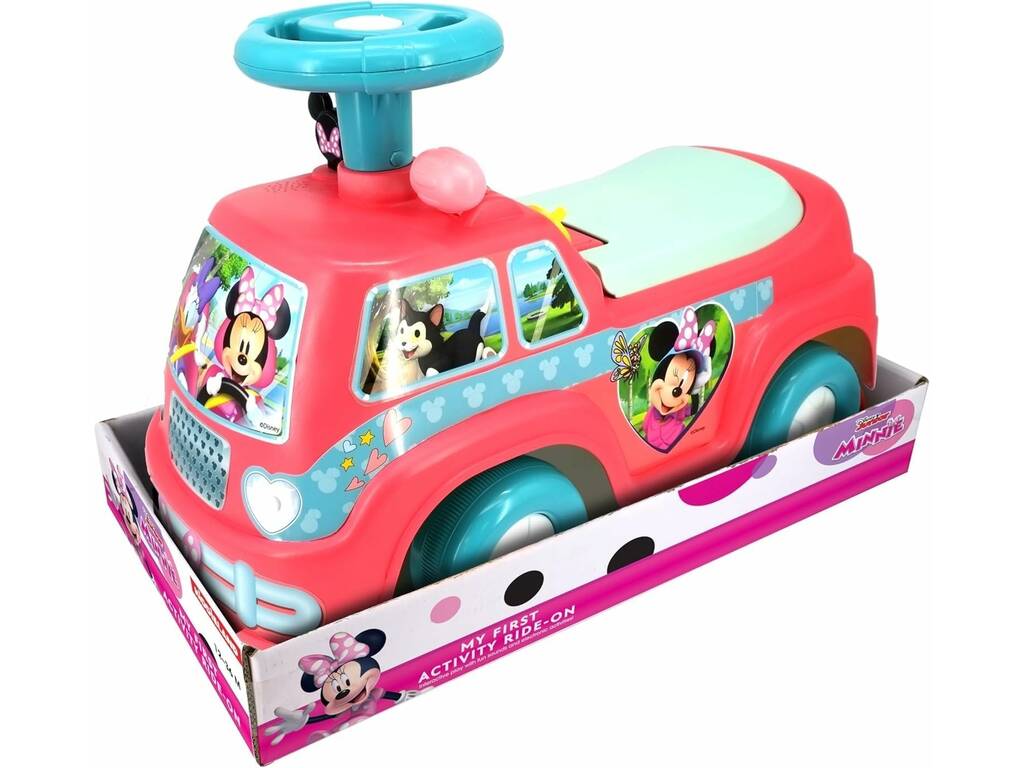 Andador Minnie Carrinha Camping com Luzes e Sons Kiddieland 63875