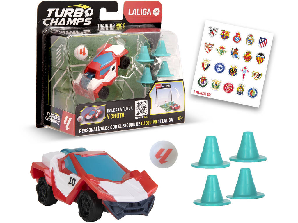 Turbo Champs La Liga Pack Vehículo con Accesorios IMC Toys 926400