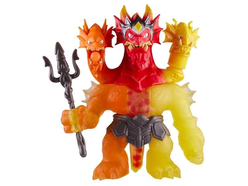 Heroes Of Goo Jit Zu Stretch Zu Strikers Figure King Hydra Lava Fury 3 en 1
