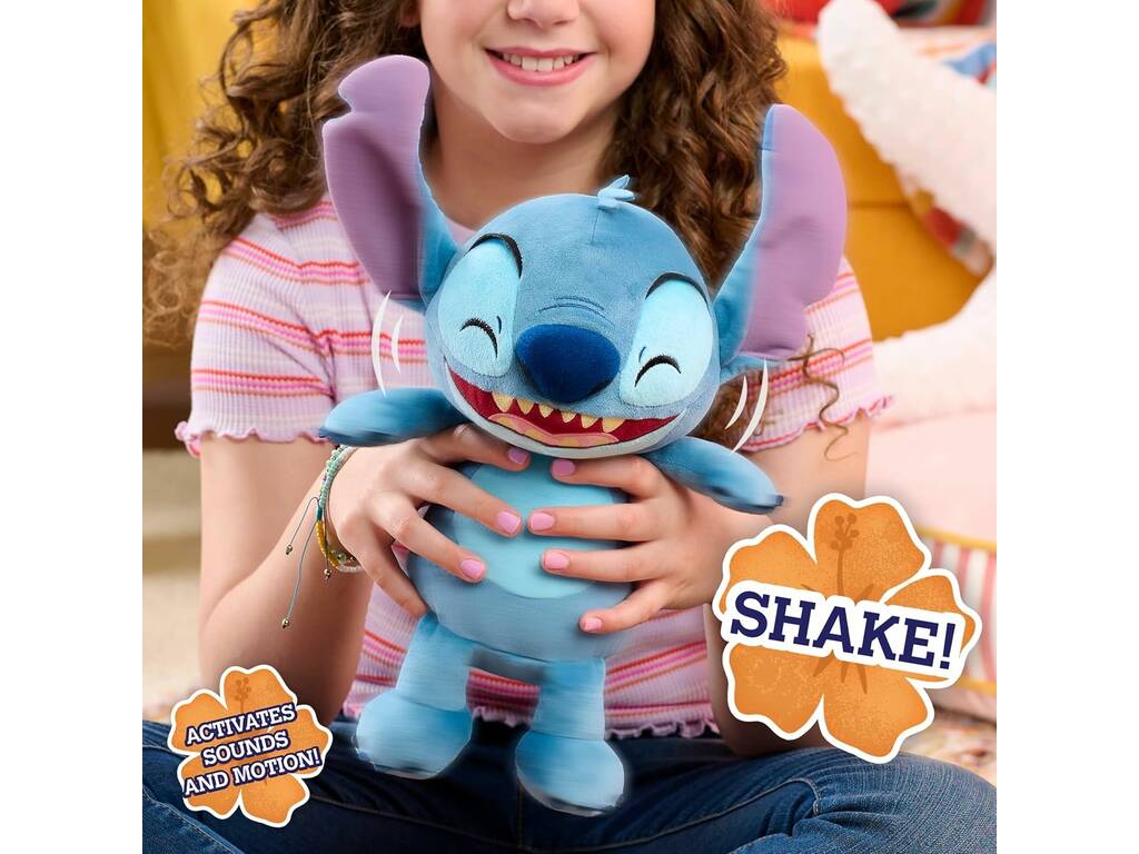 Disney Stitch Peluche Stitch Hazme Reir de 25 cm con Sonidos