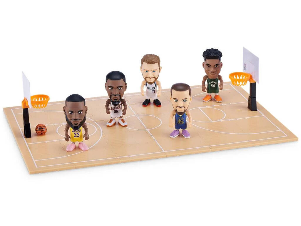 5 figurines surprises NBA Ballers Zuru 11025790