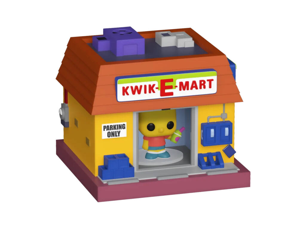 Funko Pop Bitty Towns Les Simpson Bart Simpson et Kwik-E-Mart Figure 83684