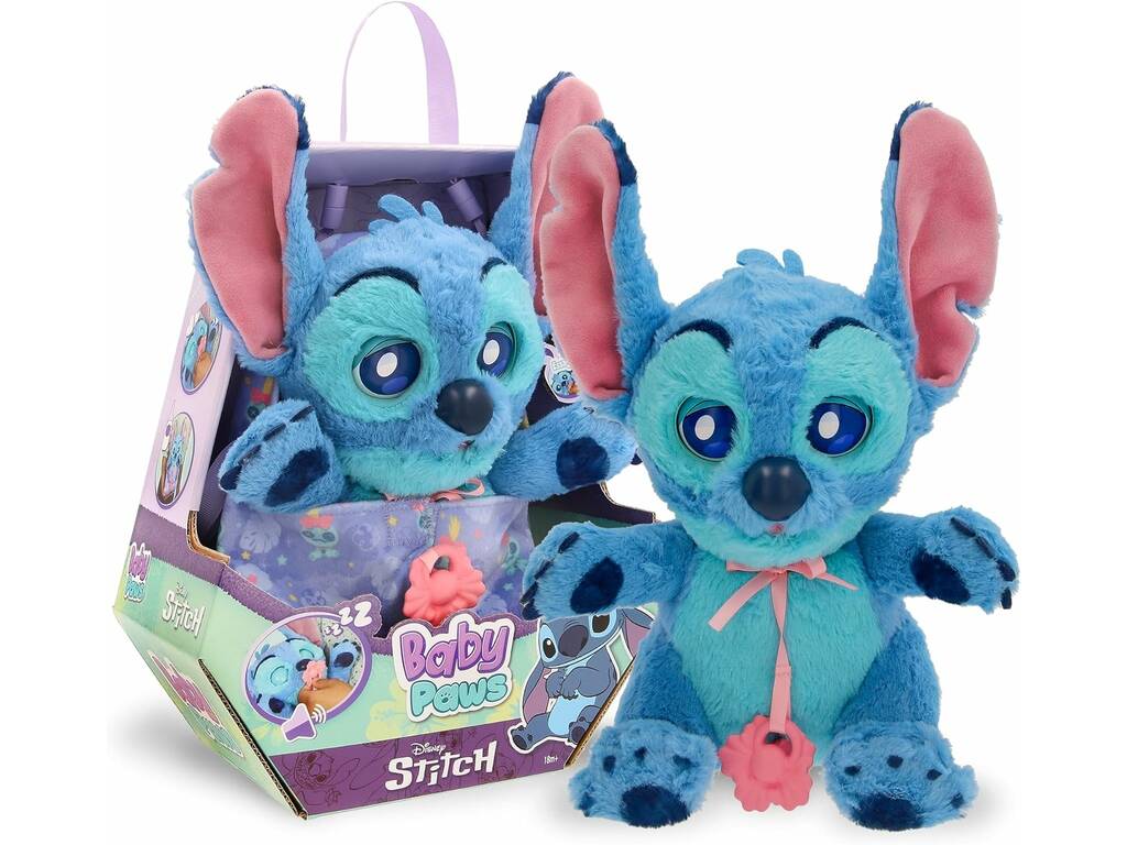 Baby Paws Disney Stitch Peluche Interactivo