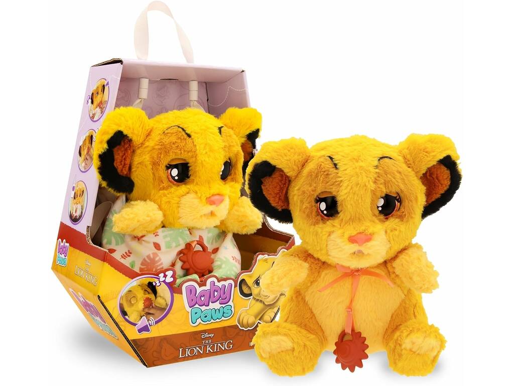 Peluche interactive Simba du Roi Lion Baby Paws