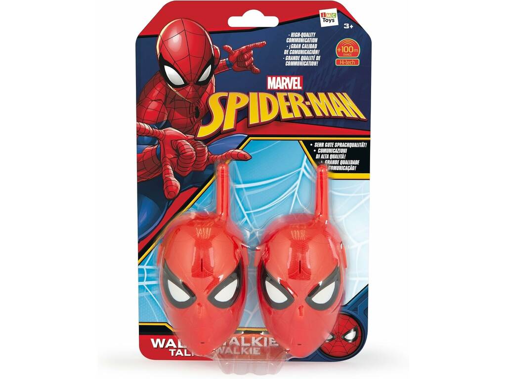 Spiderman Cara Walkie Talkie