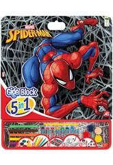 Spiderman Giga Bloco de Atividades 5 em 1 Cefa Toys 21881