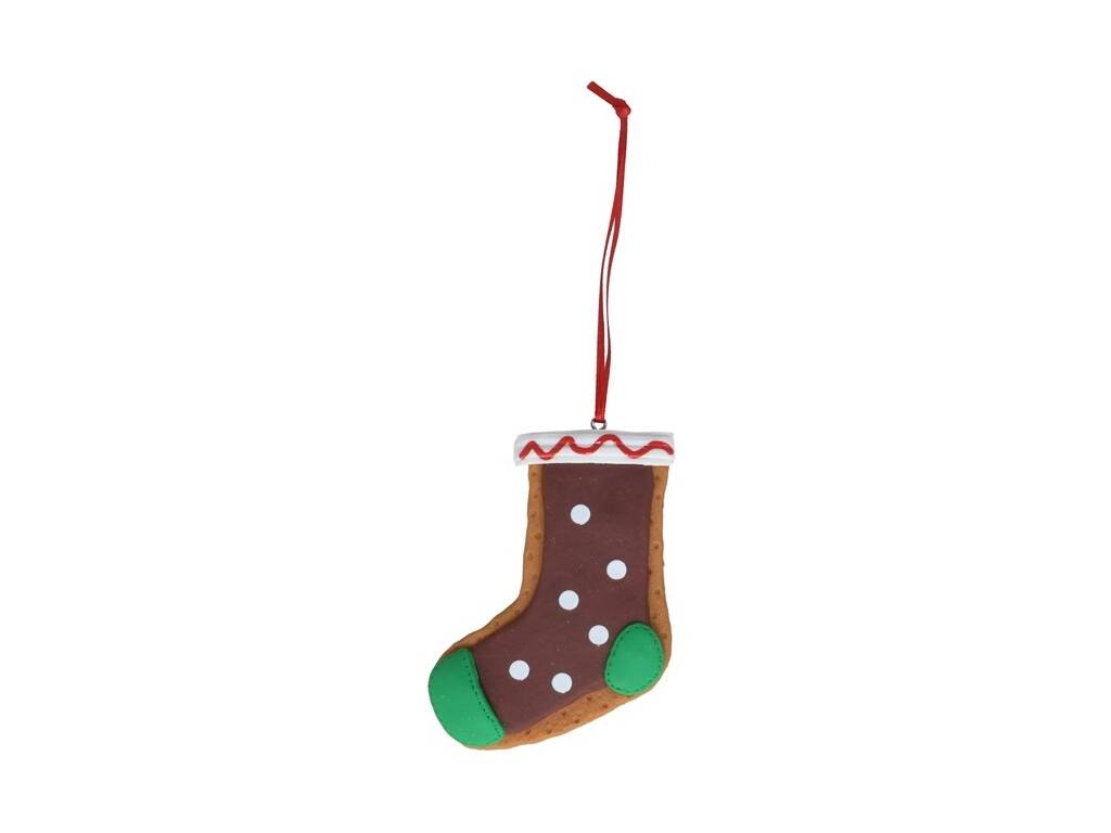 Adorno Navideño Colgante Galleta Decorada de 9,3x9,5x9,6 cm