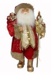 Figura di Babbo Natale in piedi Noe da 60 cm