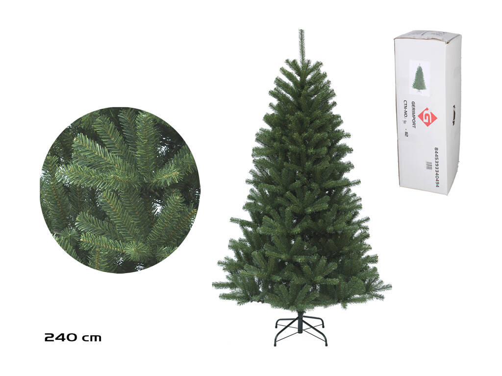 Árbol de Navidad de 240 cm con 1593 Puntas