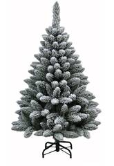 Sapin de Nol enneig Harry de 120 cm avec base en mtal