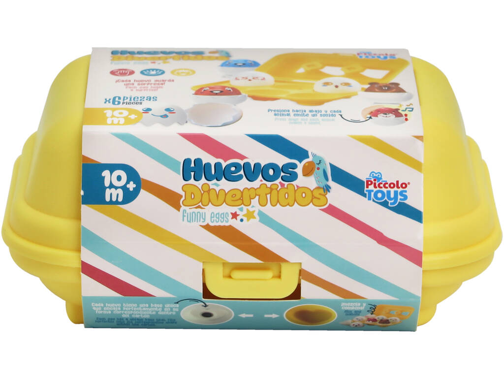 Set 6 Huevos Divertidos con Sonido