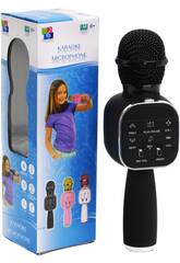 Microfono Karaoke nero con connessione Bluetooth