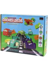 Coches Locos Set Creativo con Bloques Blandos de 50 Piezas