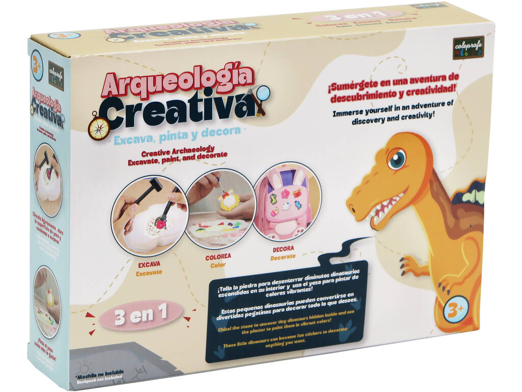 Arqueología Creativa Excava, Pinta y Decora Dinosaurios