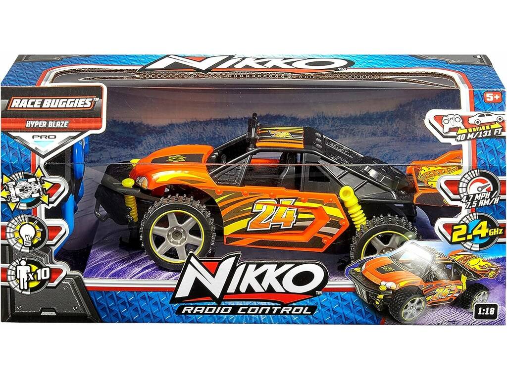 Carro Rádio Controlo Race Buggies Hyper Blaze Nikko