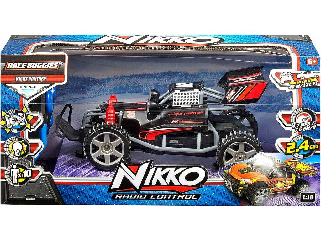 Carro Rádio Controlo Race Buggies Turbo Panther Nikko