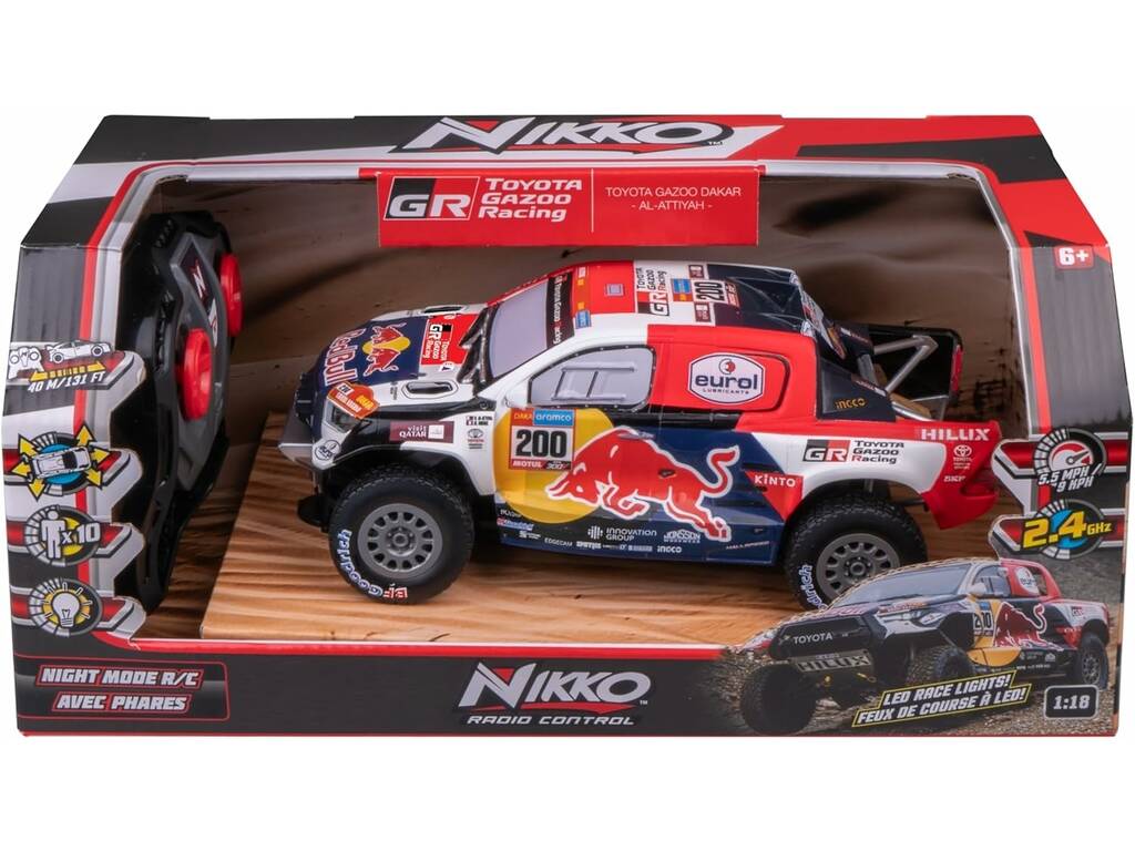 Voiture radiocommandée Toyota Gazoo Racing Dakar 2023 Nikko