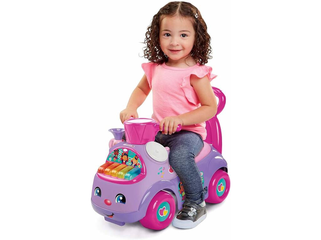 Fisher Price Correpasillos Purpura Desfile Musical Little People