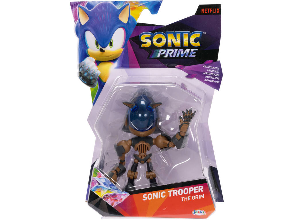 Sonic Prime Figura de Acción Sonic Trooper de 13 cm