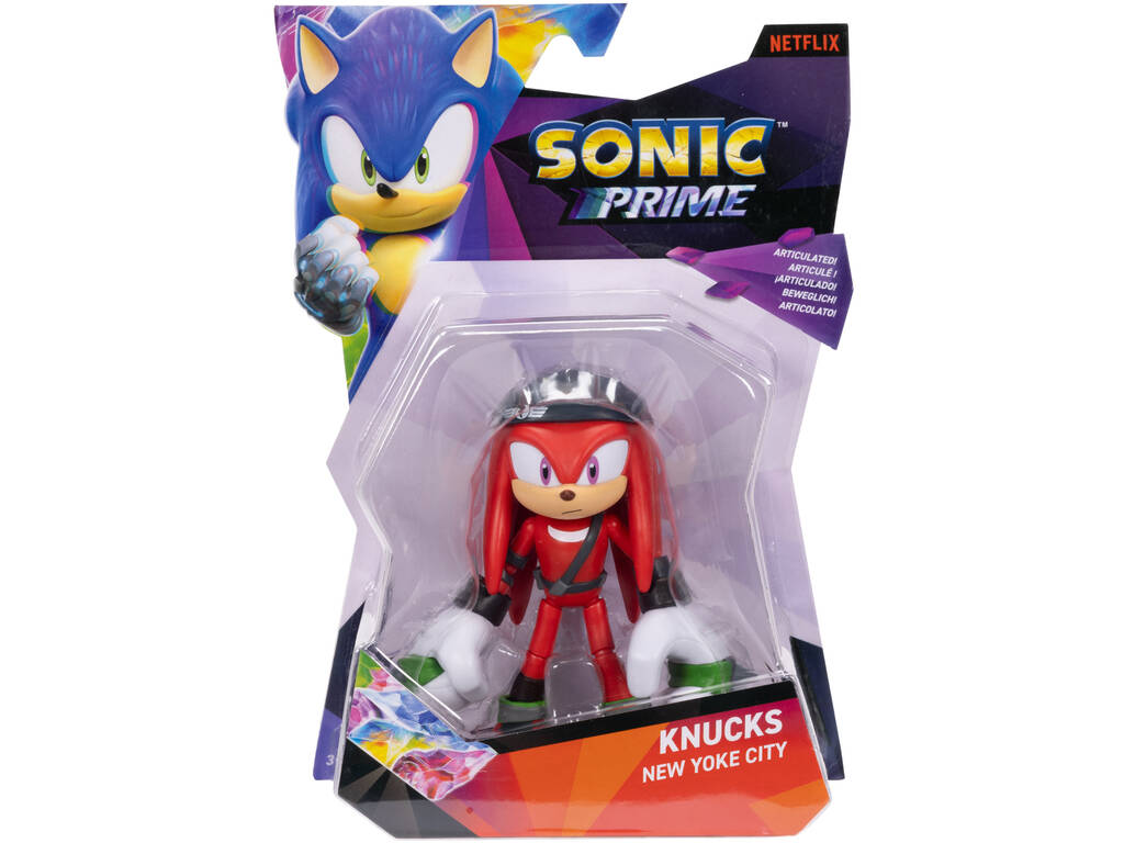 Sonic Prime Figura de Acción Knucks de 13 cm