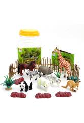 Aventura Animal Set Animales del Zoo con 29 Piezas