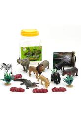 Aventura Animal Set Animais do Safari com 23 Peas