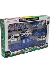 Set Police Vhicules de ville et accessoires