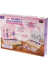 Set lavagna e puzzle magnetico moda