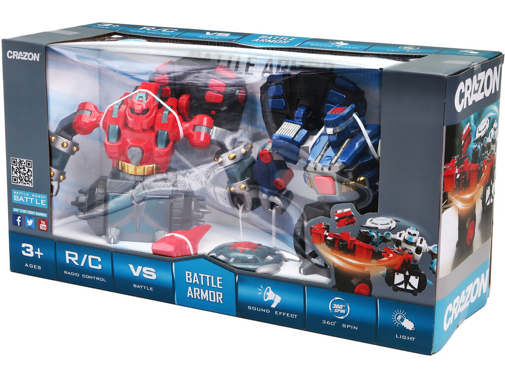 Set 2 Robot de Batalla con Radio Control