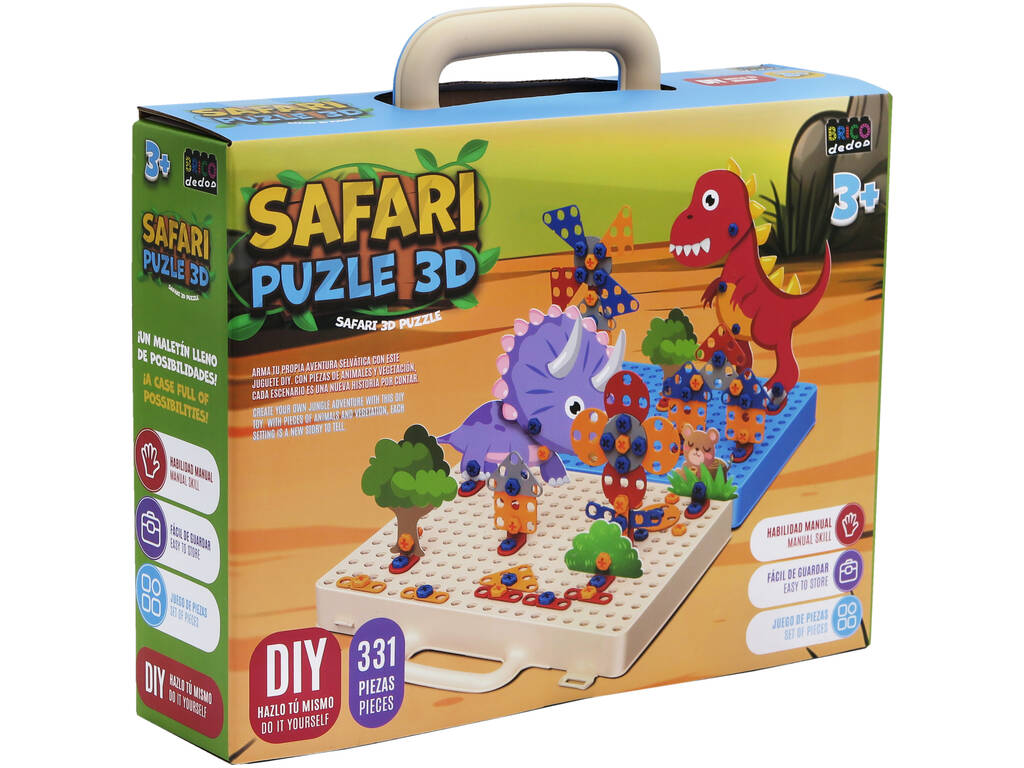 Safari Koffer Puzzle 3D mit 331 Teilen