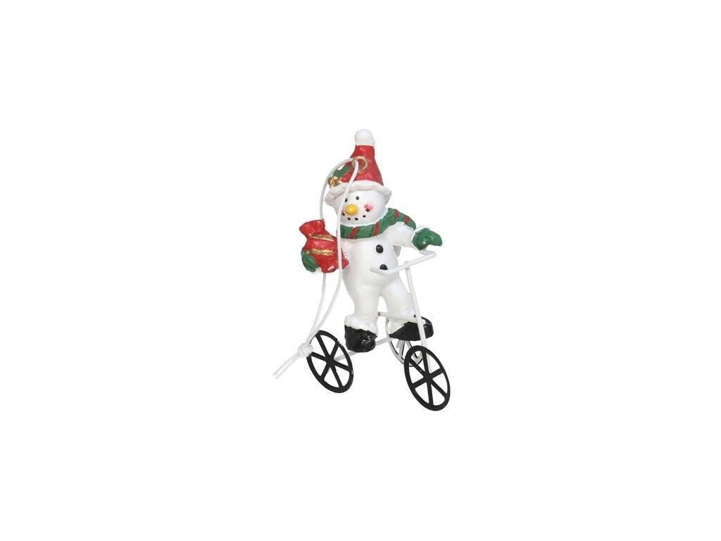 Tricycle avec figurine suspendue 8,5x3,5x5 cm