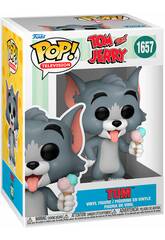 Funko Pop Television Tom und Jerry Figur Tom mit Eis