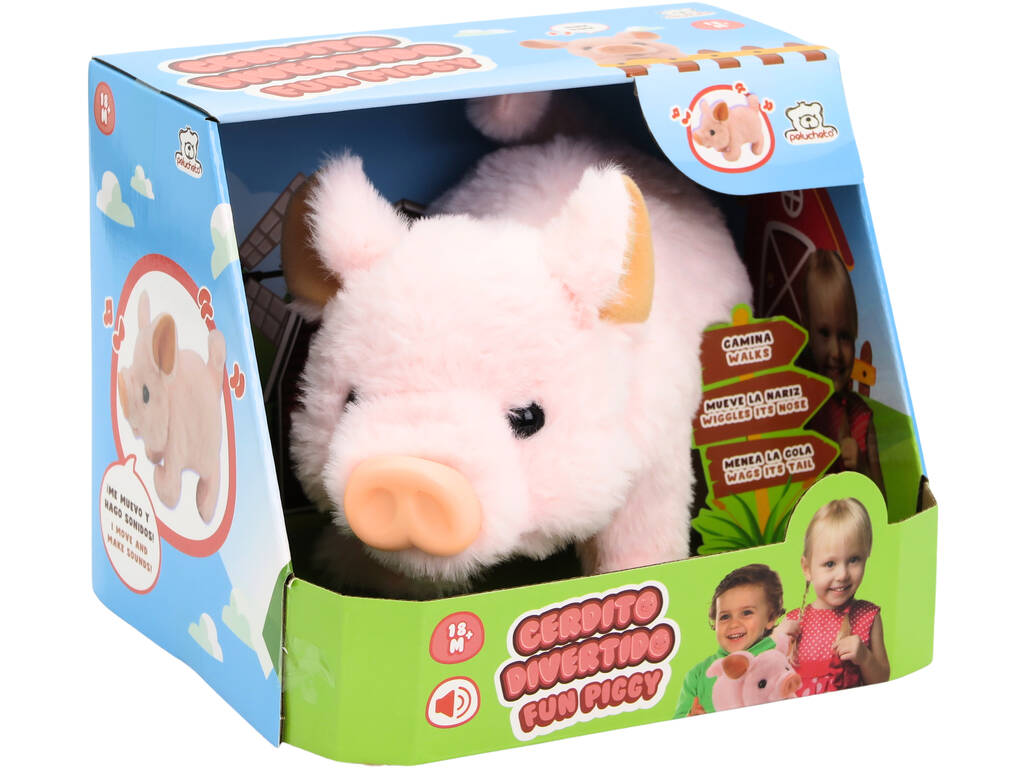 Peluche Interactivo Cerdito Divertido que Camina con Sonidos