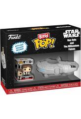 Funko Pop Bitty Rides Star Wars Han Solo et le Faucon Millenium