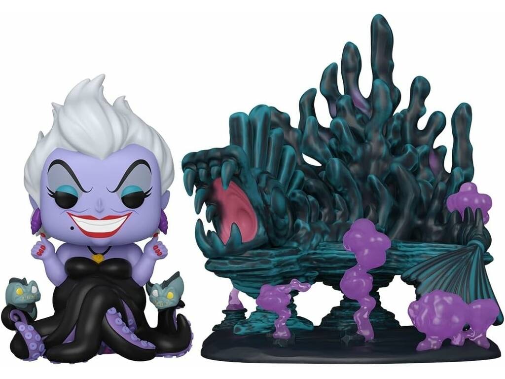 Funko Pop Town Disney Villains Figura Úrsula com Covil