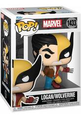 Funko Pop Marvel Figura Logan e Wolverine