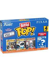 Funko Pop Bitty Pixar Pack 4 Mini Figuras con Wall-E