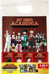 My Hero Academia Starter Pack com Álbum e 4 Saquetas