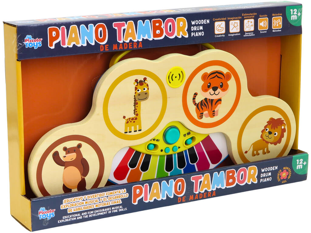 Piano Tambor de Madera