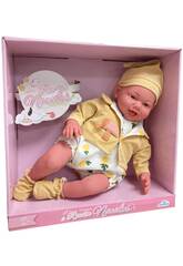 Baby Doll Set jaune 42 cm avec sons