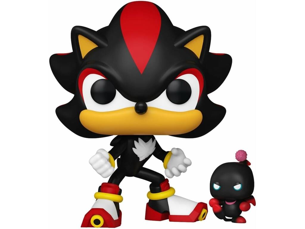 Funko Pop Games Sonic The Hedgehog Figura Shadow com Dark Chao