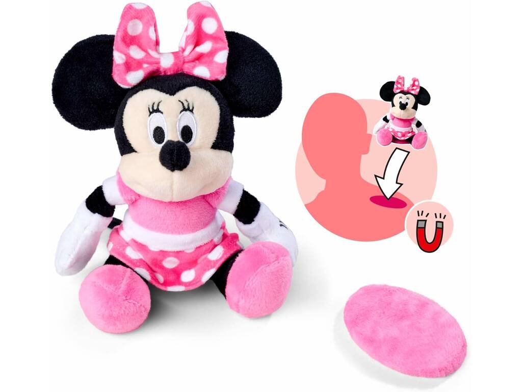 Disney Shoulder Squad Peluche Minnie Mouse 12 cm para el Hombro